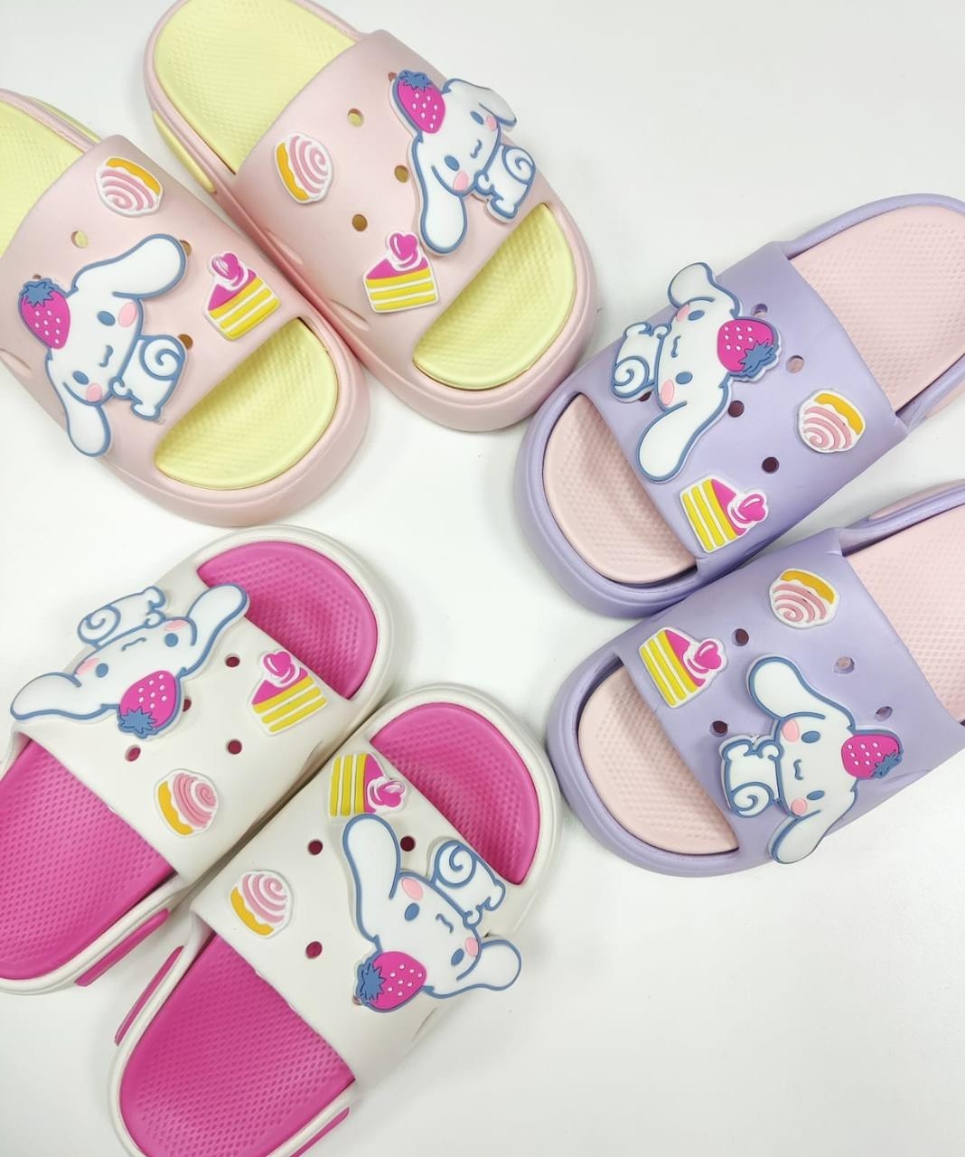 ,детские шлепанцы,тапочки для девочек,шлепанцы sanrio,детские тапочки