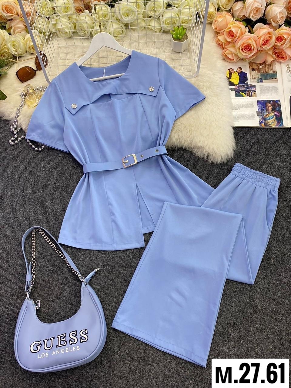 костюм нинель шик брючный,костюм/комплект ninele (нинель шик ) 5857 голубой в размере 52-60,костюм брючный 2917 голубой мода-юрс,брючный костюм,брючный костюм голубой