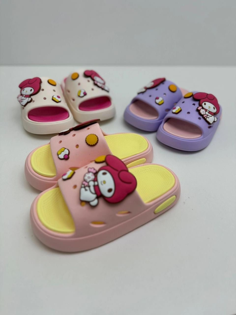 тапочки sanrio,тапочки для девочек,шлепанцы sanrio,детские шлепанцы,летние тапочки