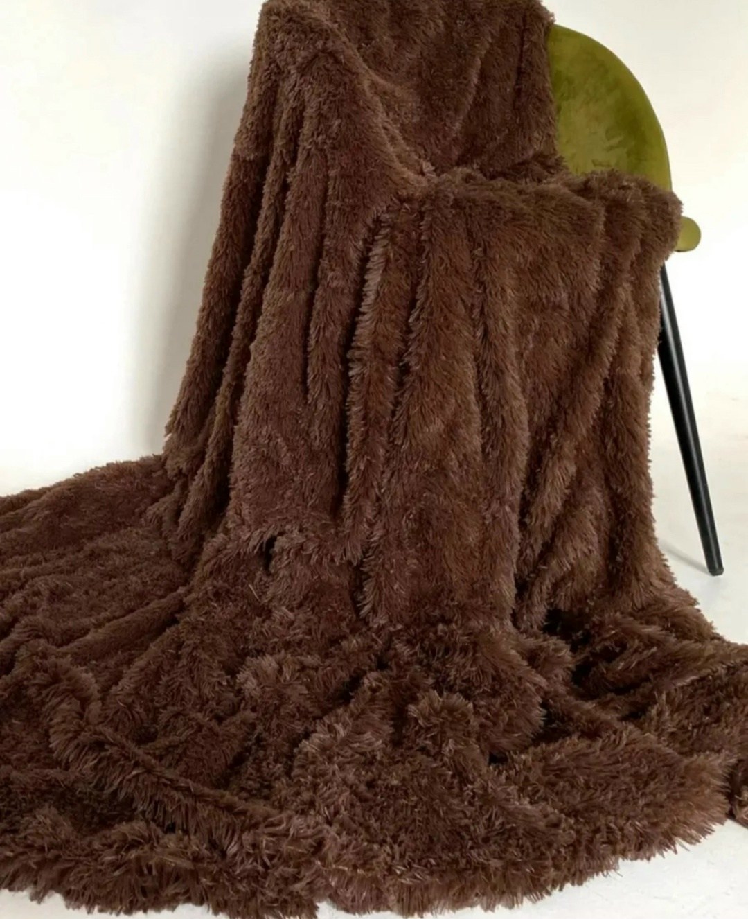 плед травка,плед меховой шиншилла 200x220см,меховой плед,пушистый плед,плед пушистый травка