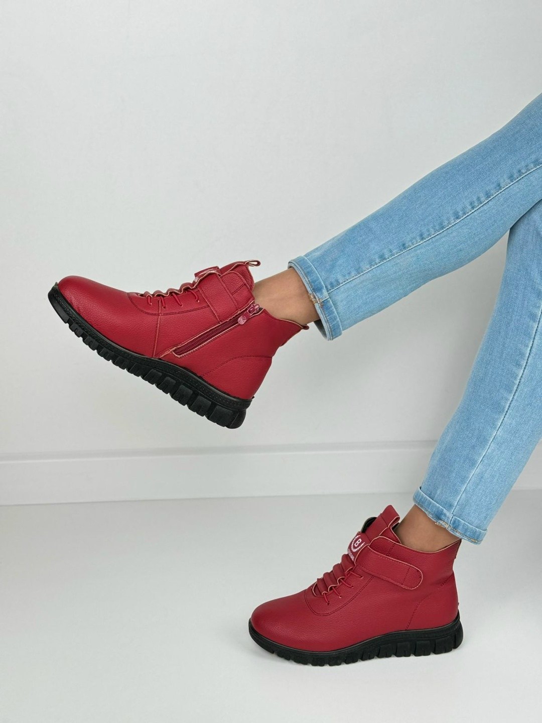 ,красные полуботинки женские,ботинки женские,красные ботинки,женская