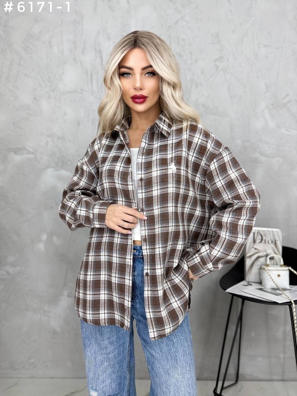 женская рубашка в клетку оверсайз,рубашка в клетку оверсайз удлиненная marybeth,женская рубашка в клетку,рубашка женская,рубашка женская оверсайз