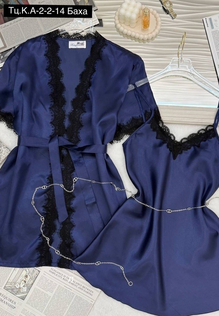 ночные комплекты для женщин,пеньюар шелковый,комплект халат и сорочка женская,халат пижама,пижама комплект