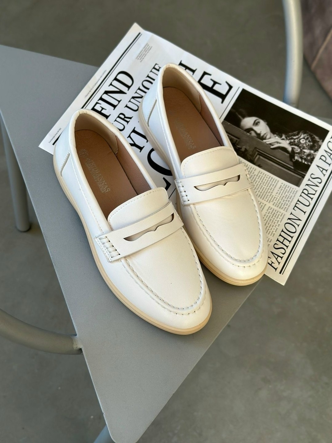 лоферы белые,бежевые лоферы,лоферы женские,рандеву бежевые лоферы,белые лоферы женские