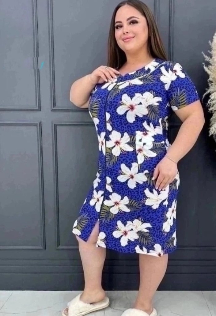 халат домашний летний на молнии,халат домашний летний,халат домашний хлопок,халат женский,домашний халат на молнии