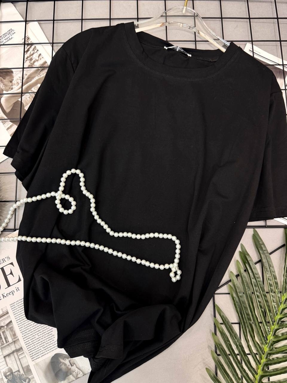 женская футболка,женская футболка оверсайз,футболки модные,футболка оверсайз,женская футболка оверсайз с цепочкой