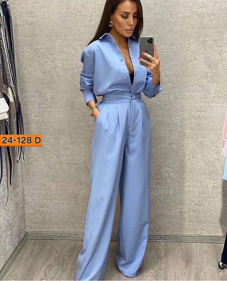 брючный костюм женский 2026,брючный костюм женский,костюм с широкими брюками палаццо,костюм с брюками,брючный костюм