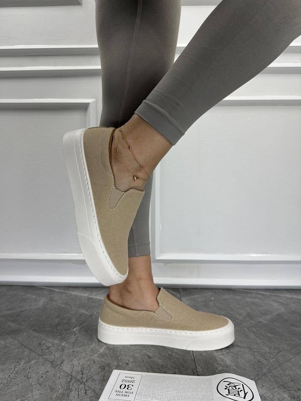 ,женские слипоны,слипоны из натуральной замши,женская ,слипоны