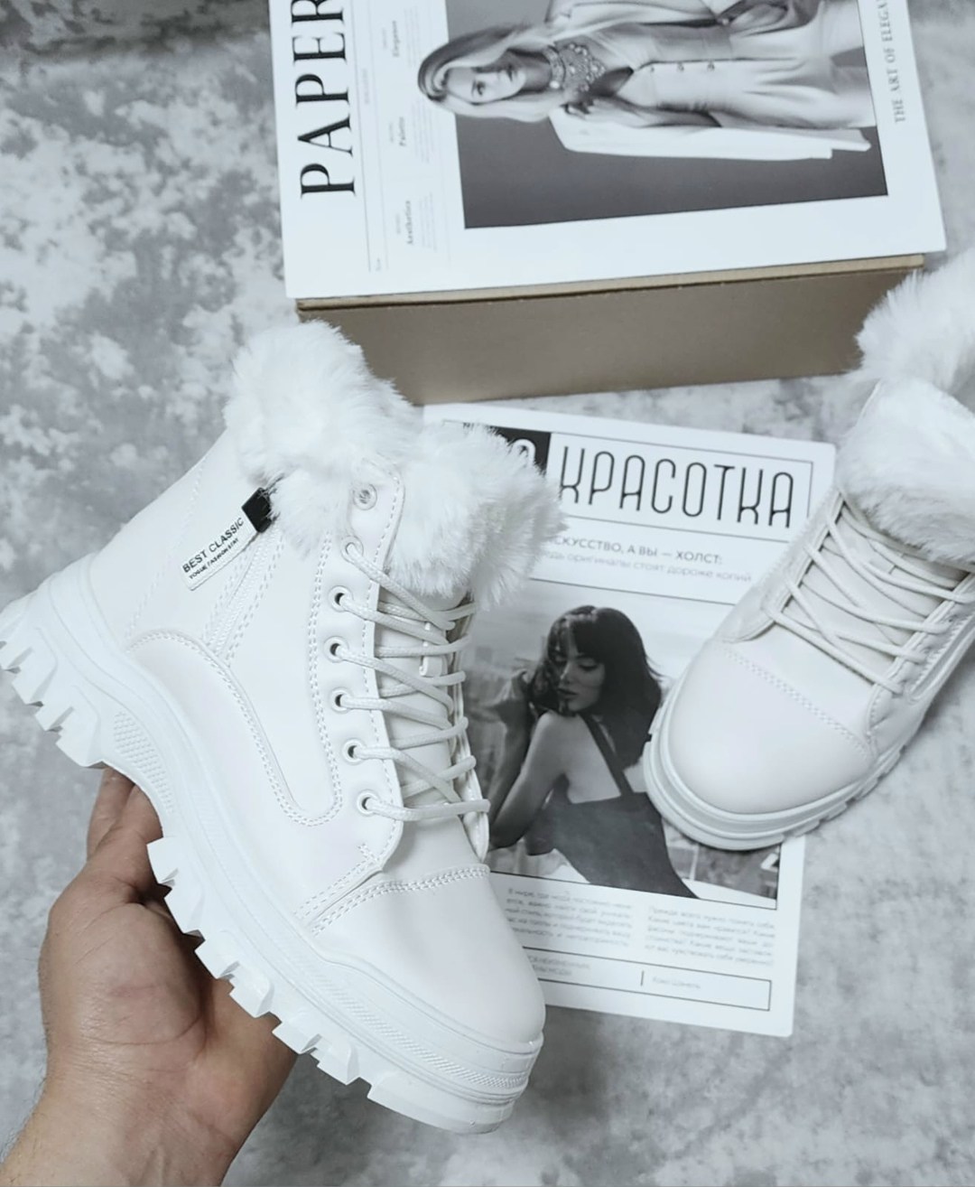 ,светлые зимние ботинки женские,зимняя женская ,ботинки зимние женские,белые зимние ботинки женские