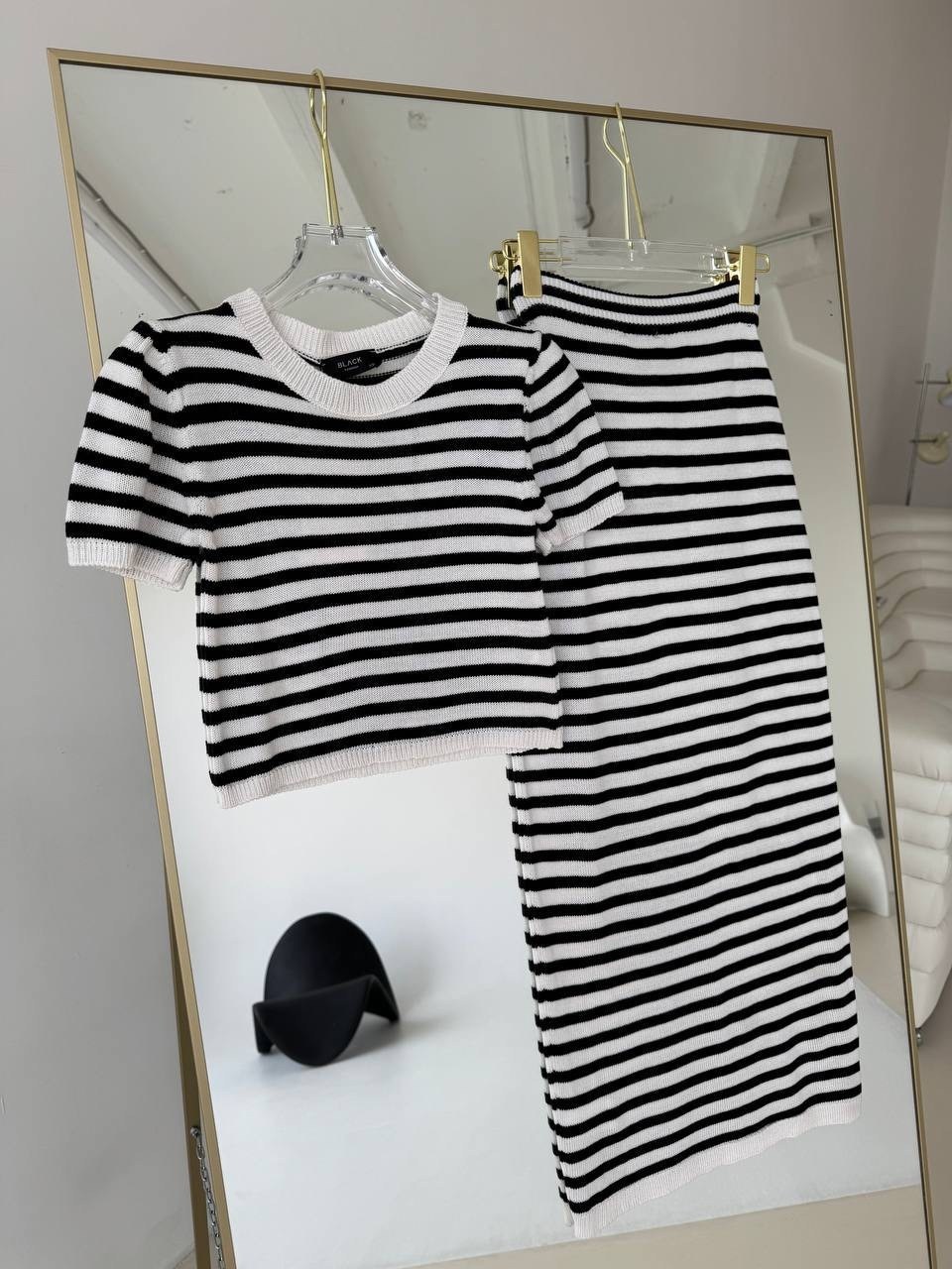 юбка в полоску,костюм с юбкой,трикотажная юбка,костюм с юбкой трикотажный,костюм юбка и топ