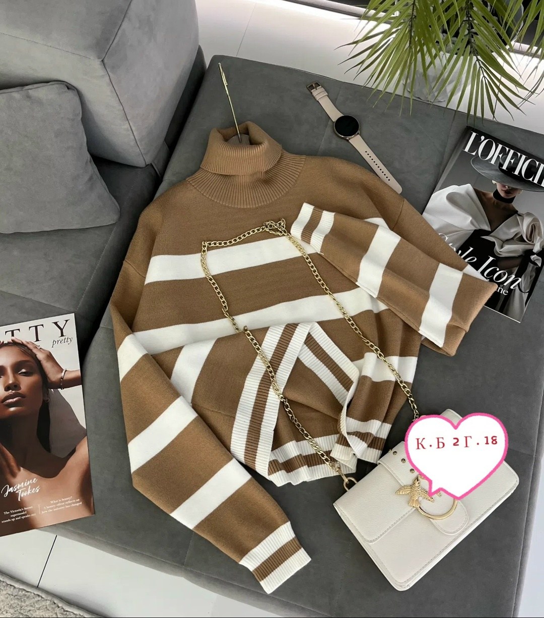 женский свитер в полоску,свитер в полоску,свитер модный,свитер,свитер кофта