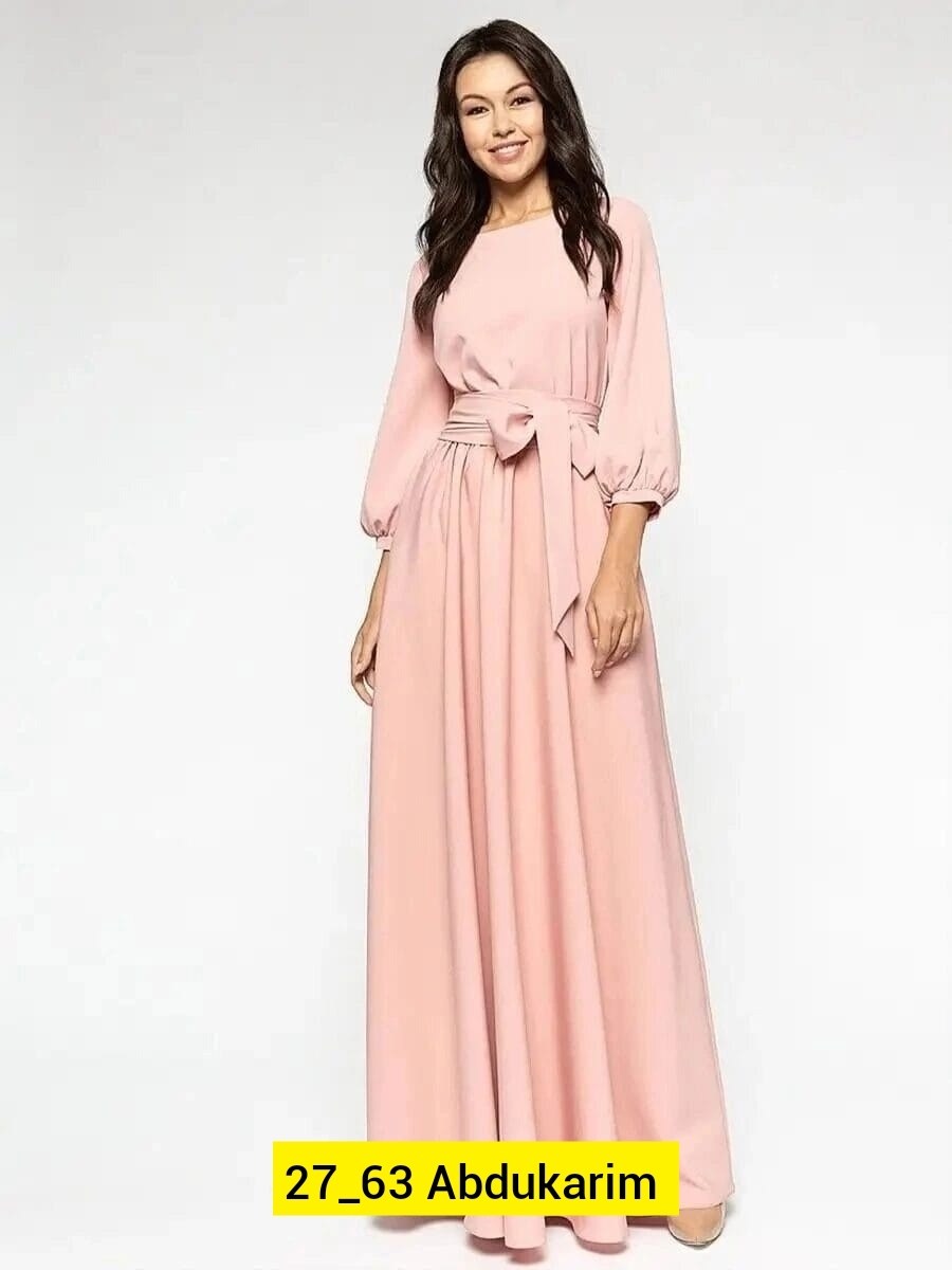 платье с длинным рукавом женское,платье длинное с рукавами на манжетах 8.4 пудровое,платье длинные рукава,платье вечернее нарядное в пол eva davidova,платье женское нарядное вечернее длинное