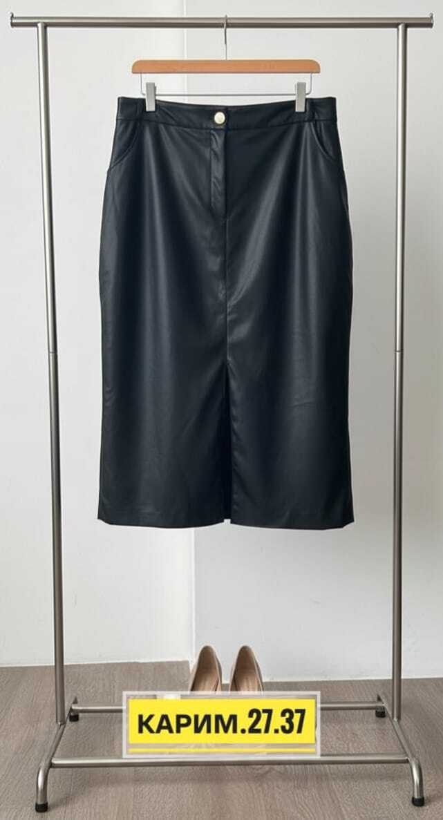 юбка кожаная классическая больших размеров nadin,юбка кожаная больших размеров,кожаная юбка больших размеров ledovskih,женская миди-юбка больших размеров из экокожи,юбка из экокожи