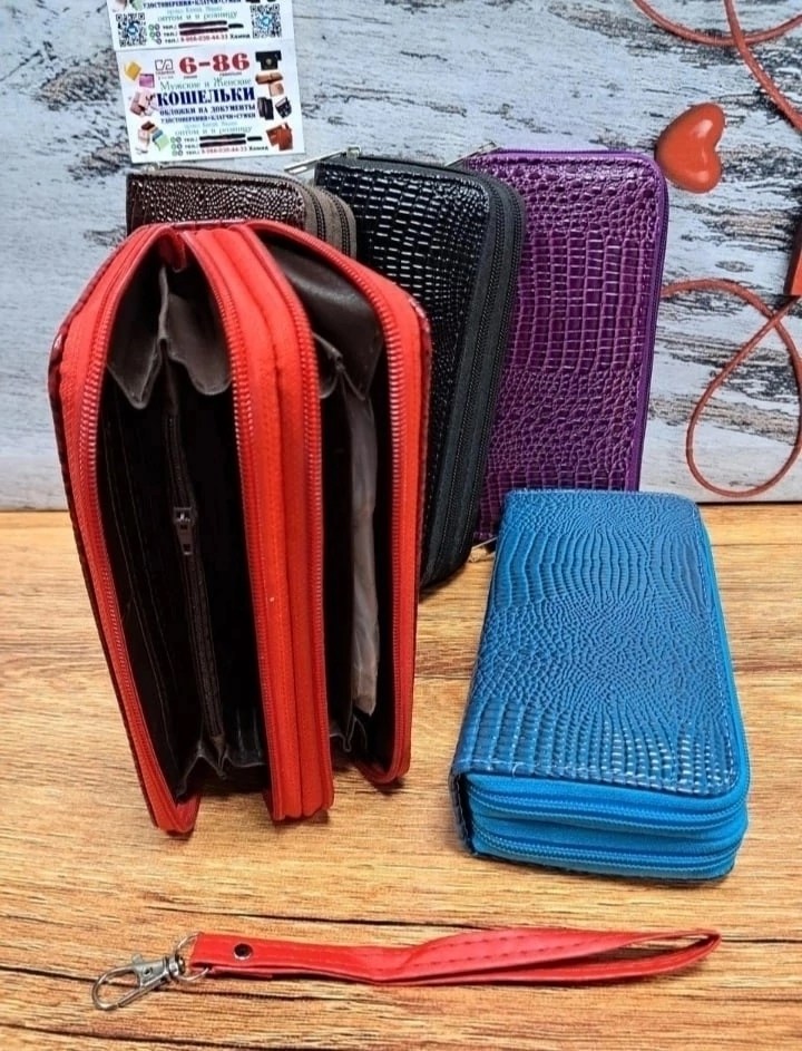 кошелек женский на молнии,женские кошельки,кошелек женский из натуральной кожа,кошелек женский кожаный,кошелек из крокодиловой кожи