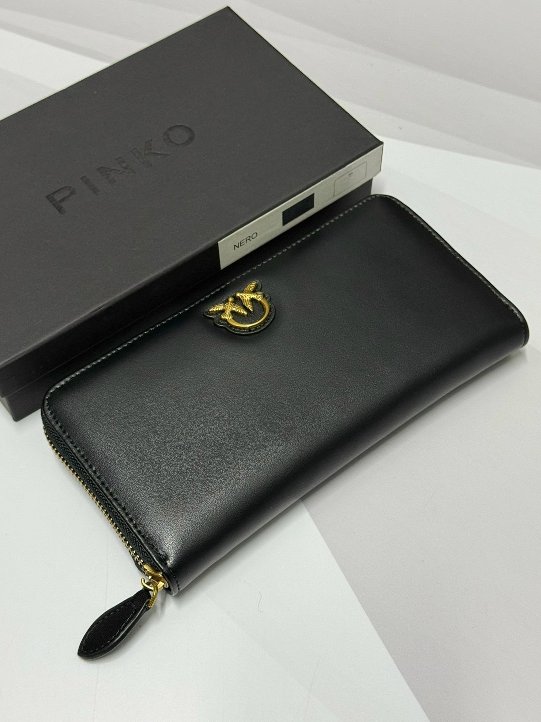 кошелек pinko,кошелек пинко женский,кошелек pinko черный,женский кожаный кошелек,кожаный кошелек pinko