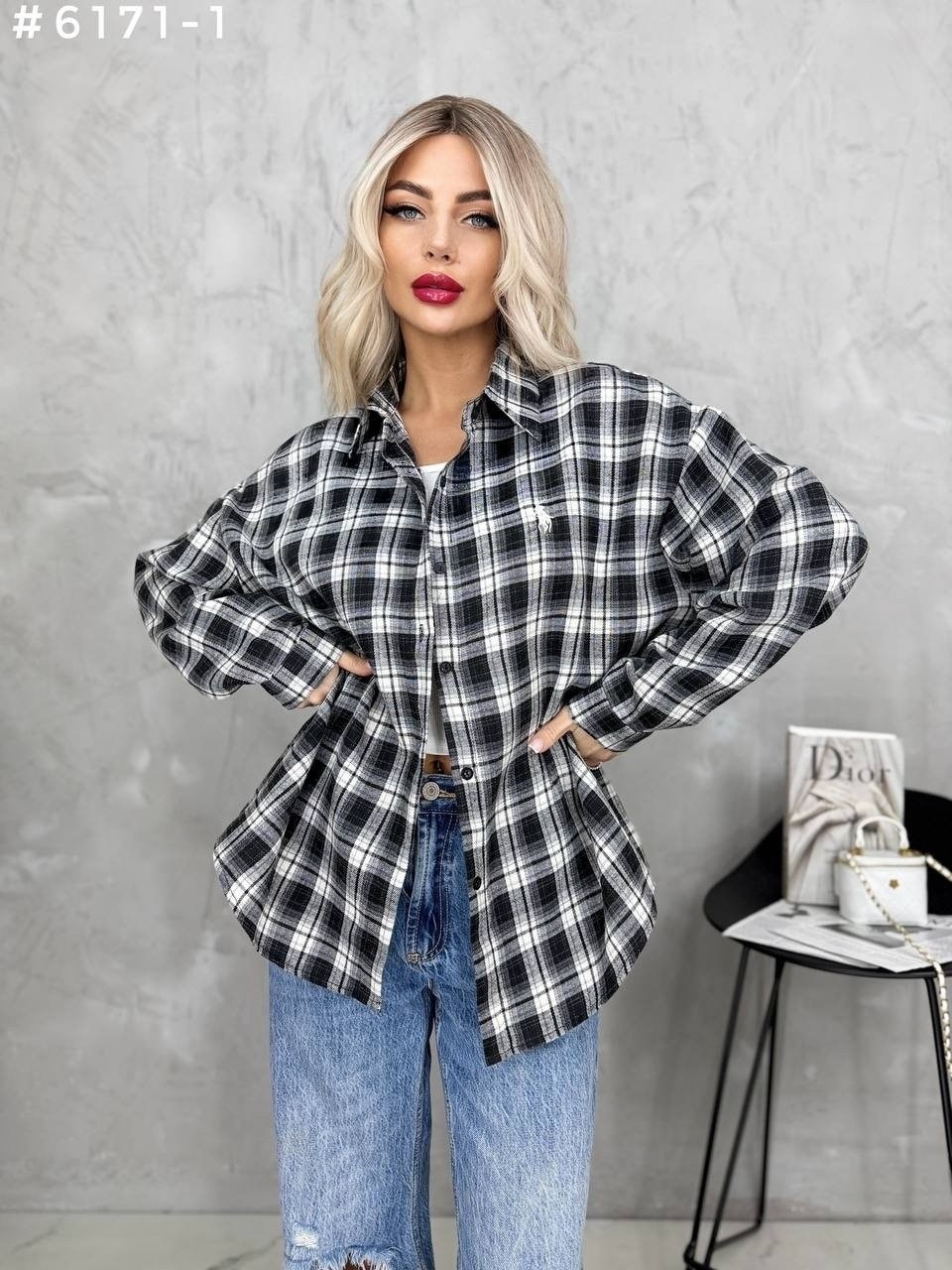 женская рубашка в клетку оверсайз,рубашка в клетку оверсайз удлиненная marybeth,женская рубашка в клетку,рубашка женская,рубашка женская оверсайз