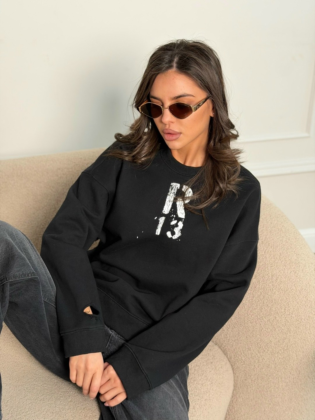 свитшот бежевый,свитшот charutti 017377845 бежевый,свитшот женский оверсайз likisha fashion,женский свитшот,свитшот женский оверсайз