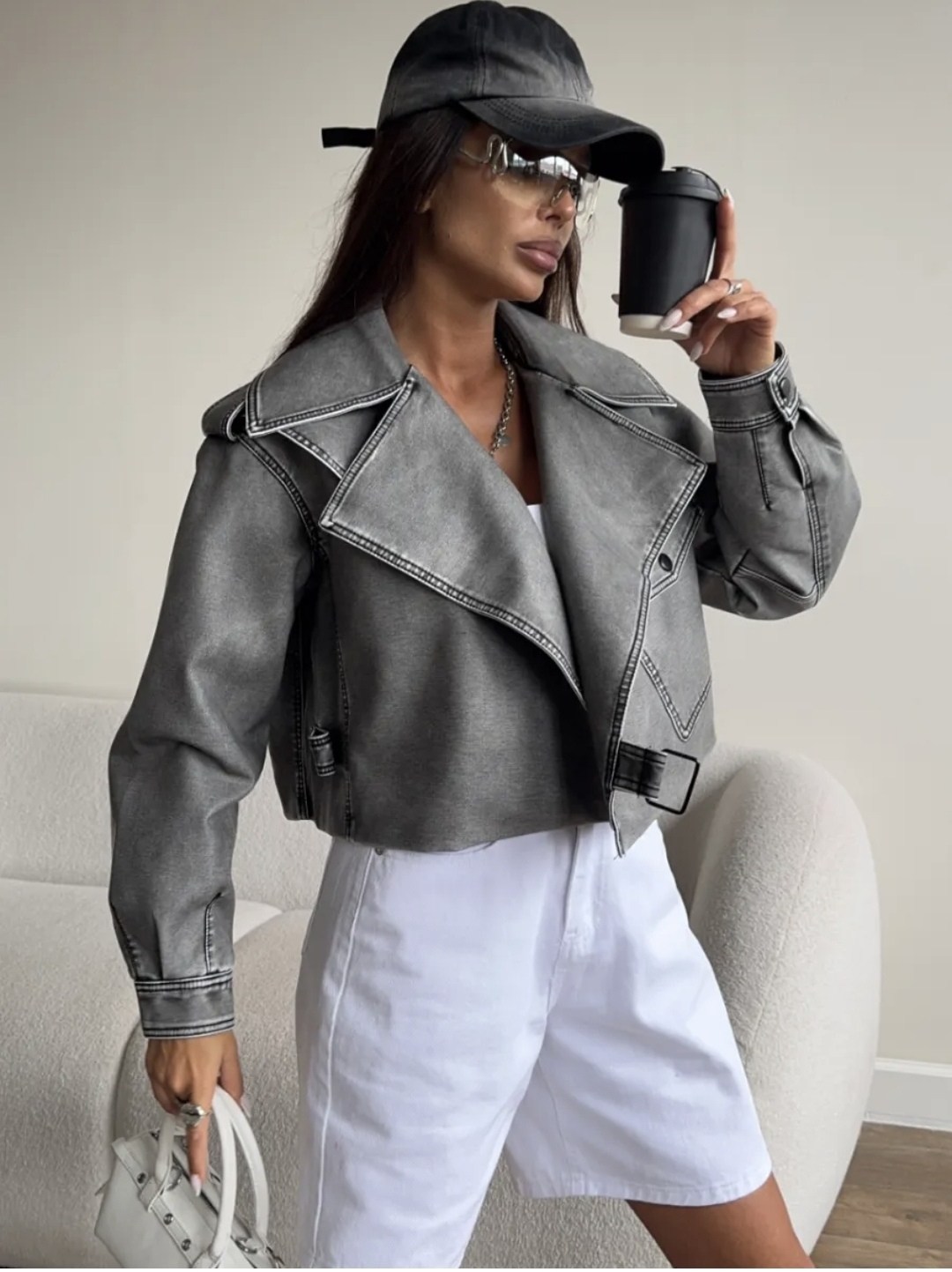 косуха куртка,косуха куртка укороченная кожаная базовая,кожаная куртка,косуха женская куртка кожаная oversize,косуха кожаная куртка весенняя укороченная fashionboom