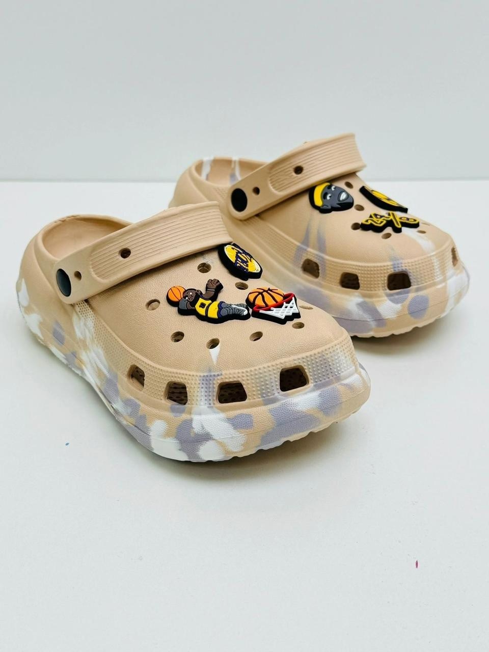 кроксы сабо детские,кроксы детские,,кроксы для девочек,кроксы с джибитсами
