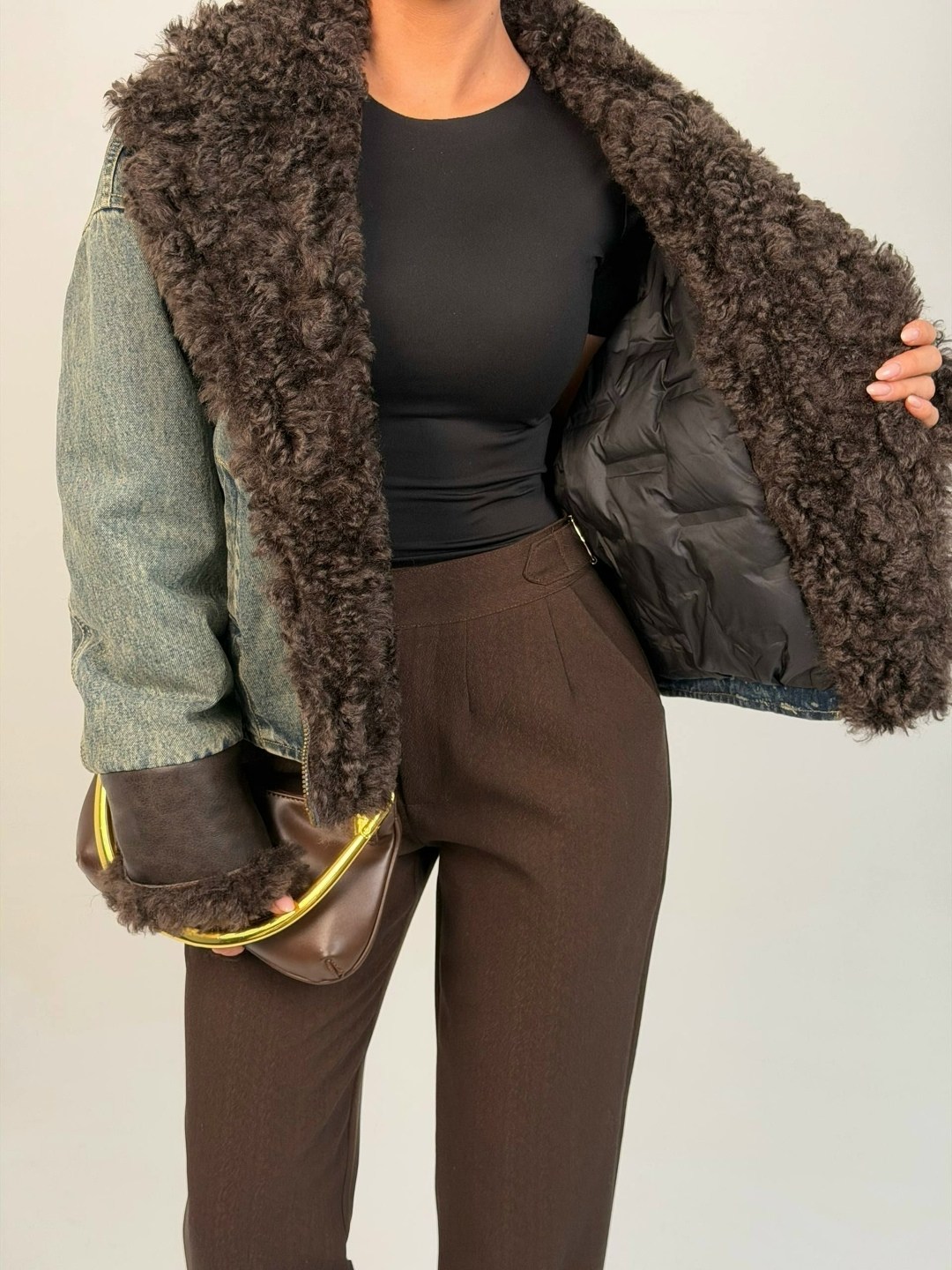 дубленка авиатор зимняя короткая осень saint shine,джинсовая куртка утепленная с эко мехом,куртка джинсовая,джинсовая куртка с мехом,дубленка авиатор оверсайз короткая осень-зима saint shine