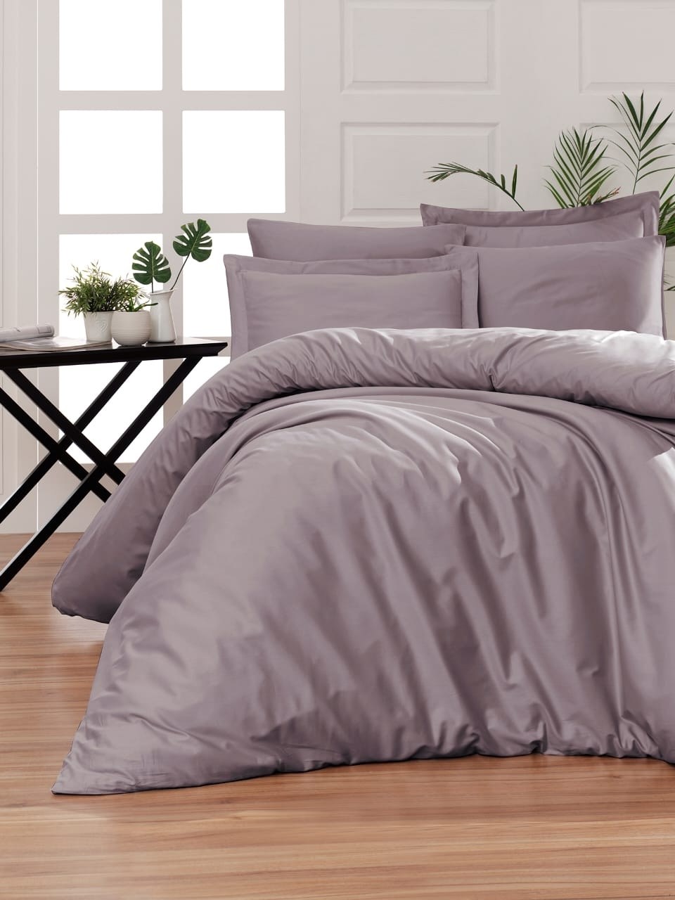 однотонное постельное белье,комплекты постельного белья,постельное белье tivolyo home casual хлопковый сатин делюкс хаки евро-макси,постельное белье из сатина,сатин люкс олива