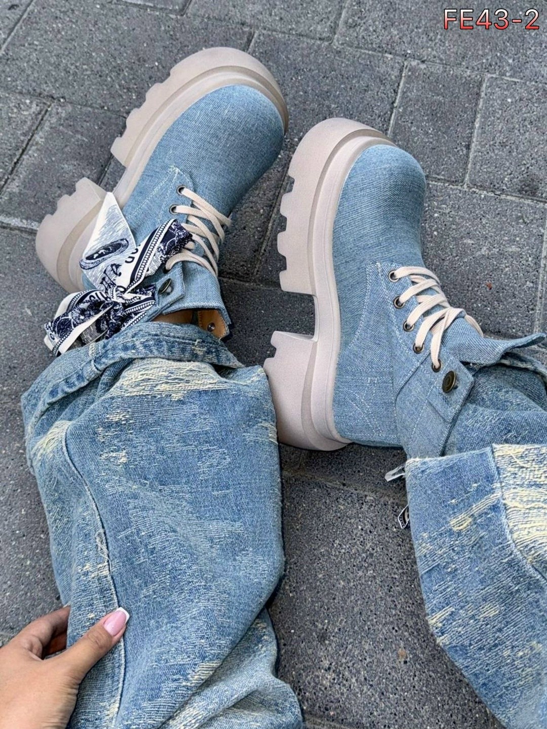 джинсовые ботинки,,женские ботинки,джинсовая ,ботинки модные