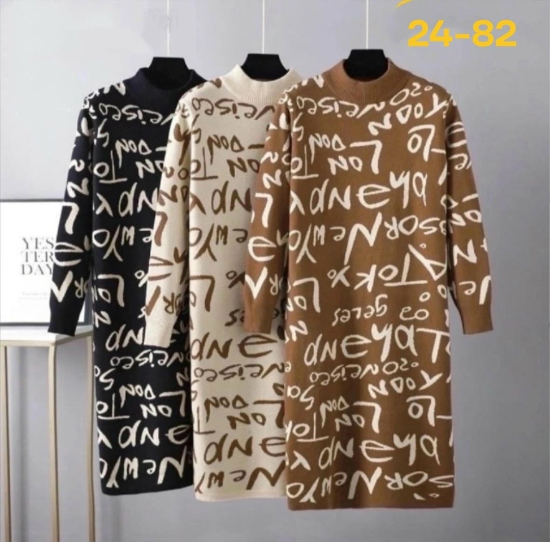 свитер с принтом теплый,платье с принтом,платье женское свободное,платье женские,платье свитер