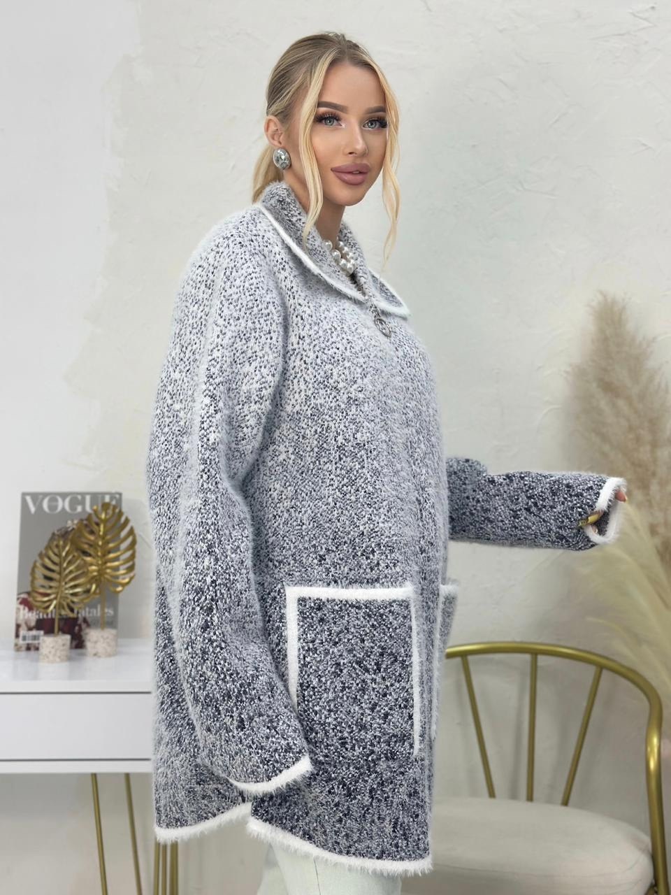 кардиган ангора,кардиган больших размеров на молнии,кардиган,кофта кардиган,кардиган стильный