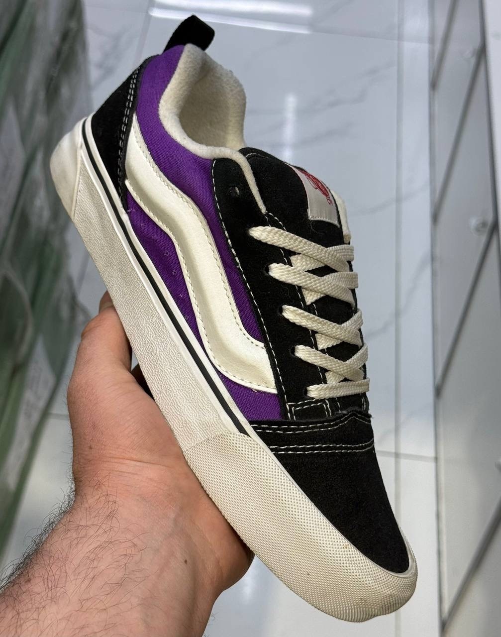 vans knu skool purple,вансы фиолетовые,кроссовки,кеды vans knu skool black purple,ванс кроссовки