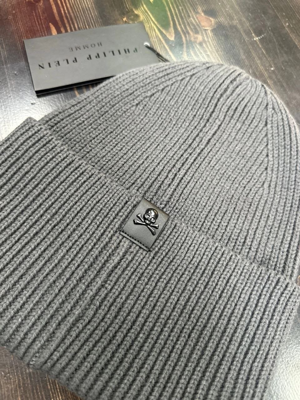 шапка philipp plein шапка,шапка philipp plein,шапка philip plein skull серый,шапка philipp plein black skull collection (серый),шапка philipp plein skull (серый)