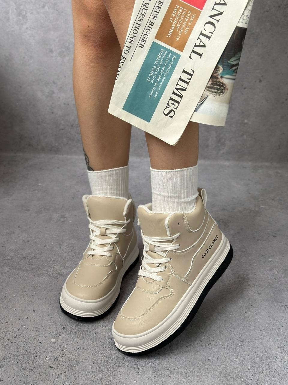 кроссовки женскиe,,кроссовки женские зимние,высокие кроссовки, женская