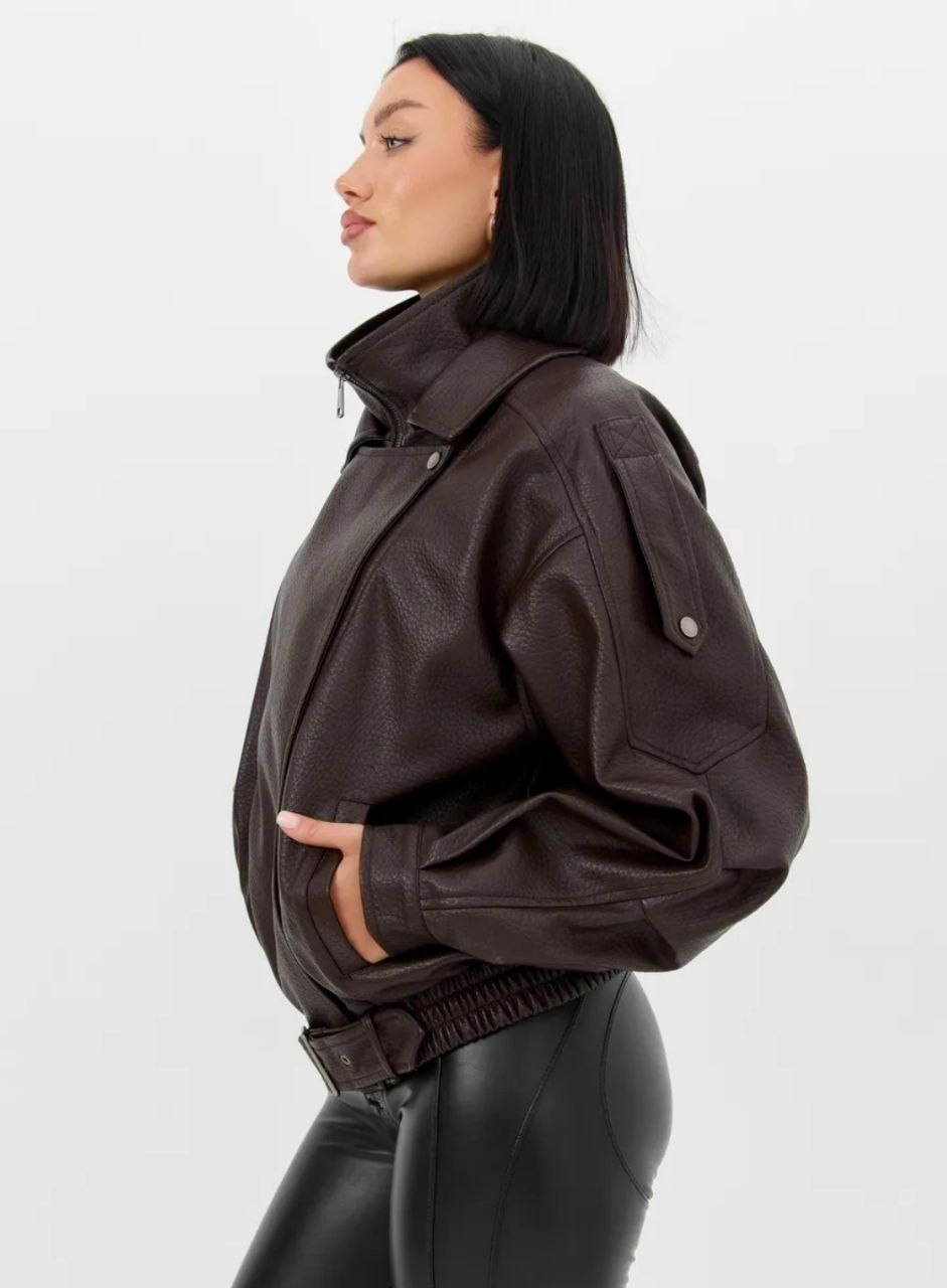 косуха кожаная куртка оверсайз saint shine,косуха женская куртка кожаная оверсайз,куртка кожаная женская,косуха куртка кожаная оверсайз chauzi,куртка кожаная