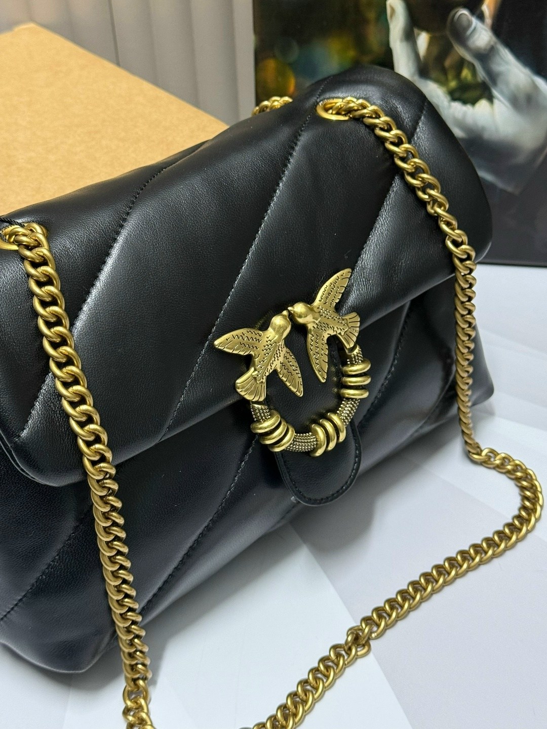 женская сумка pinko,сумка pinko,сумка pinko оригинал,сумка женская pinko puff,pinko сумка на плечо