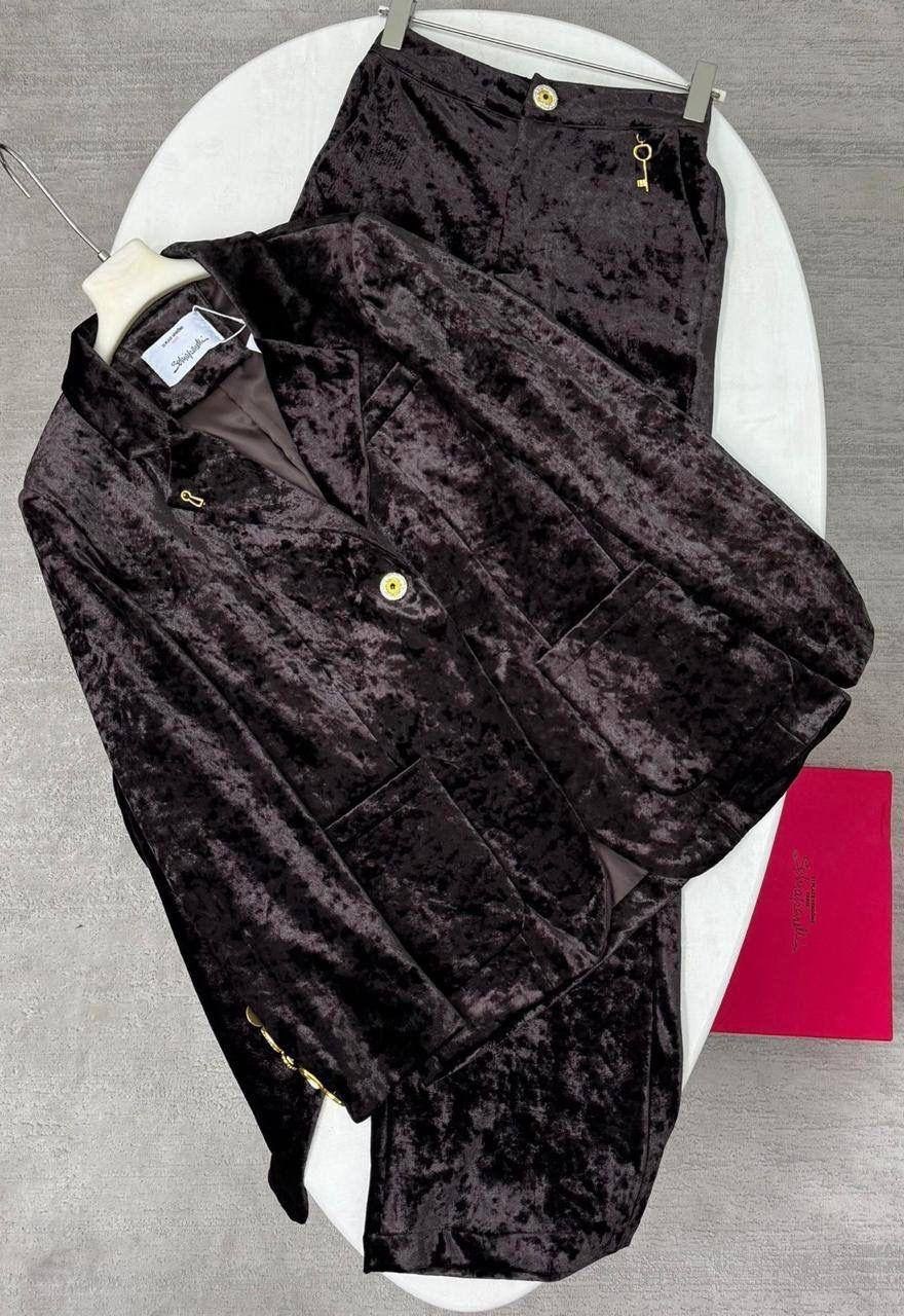 костюм брючный бархатный классический,велюровые костюмы,брючный костюм,женский костюм,бархатный костюм женский