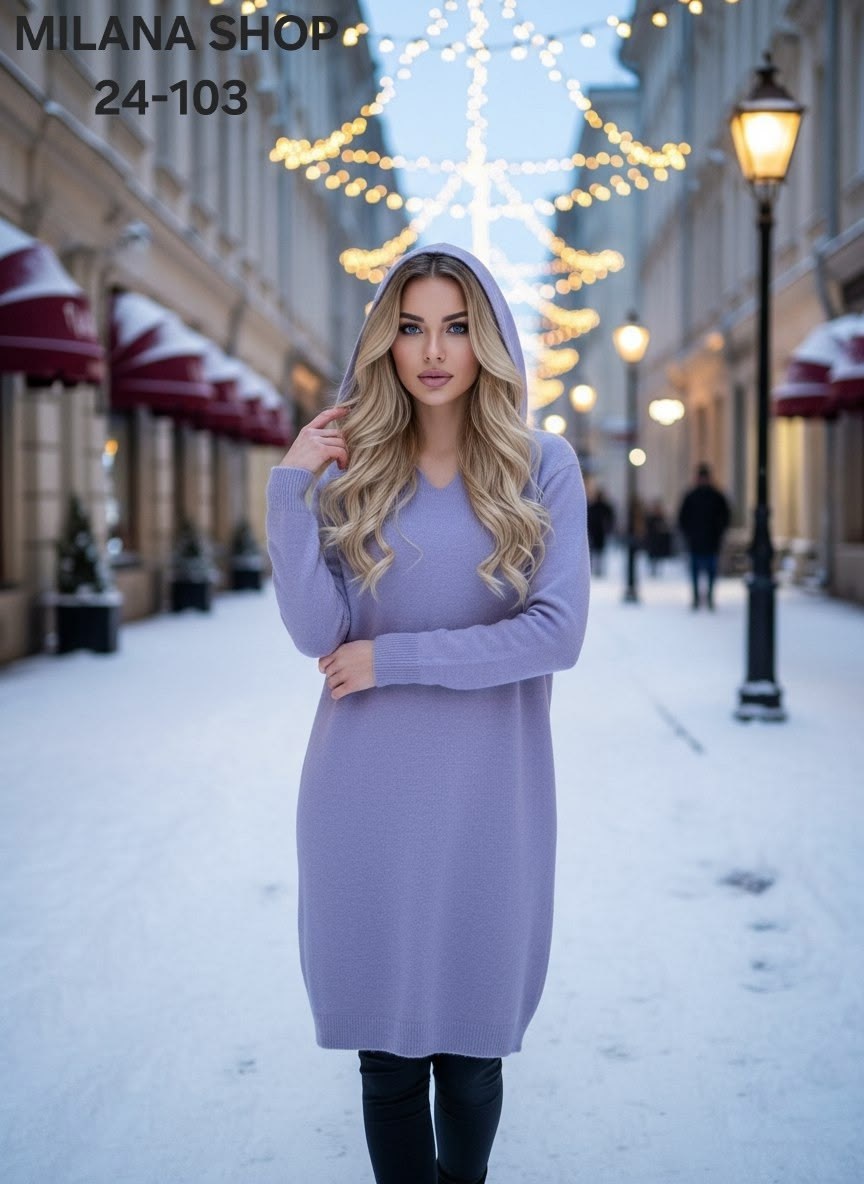 платье с капюшоном теплое,теплое платье,платье с капюшоном,шерстяное платье,платье вязаное женское