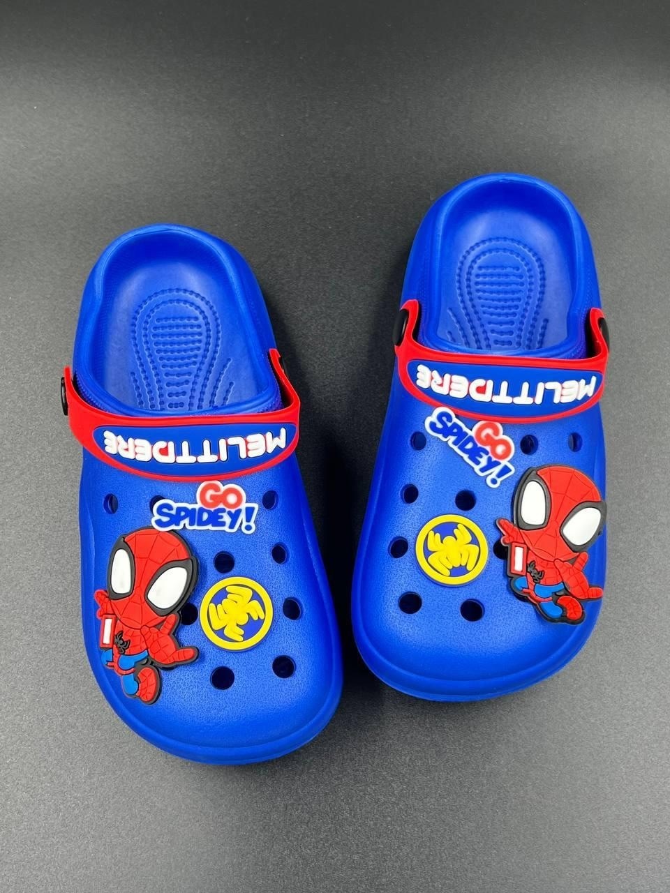 детские кроксы,крокс человек паук,,кроксы для мальчика,crocs spider man