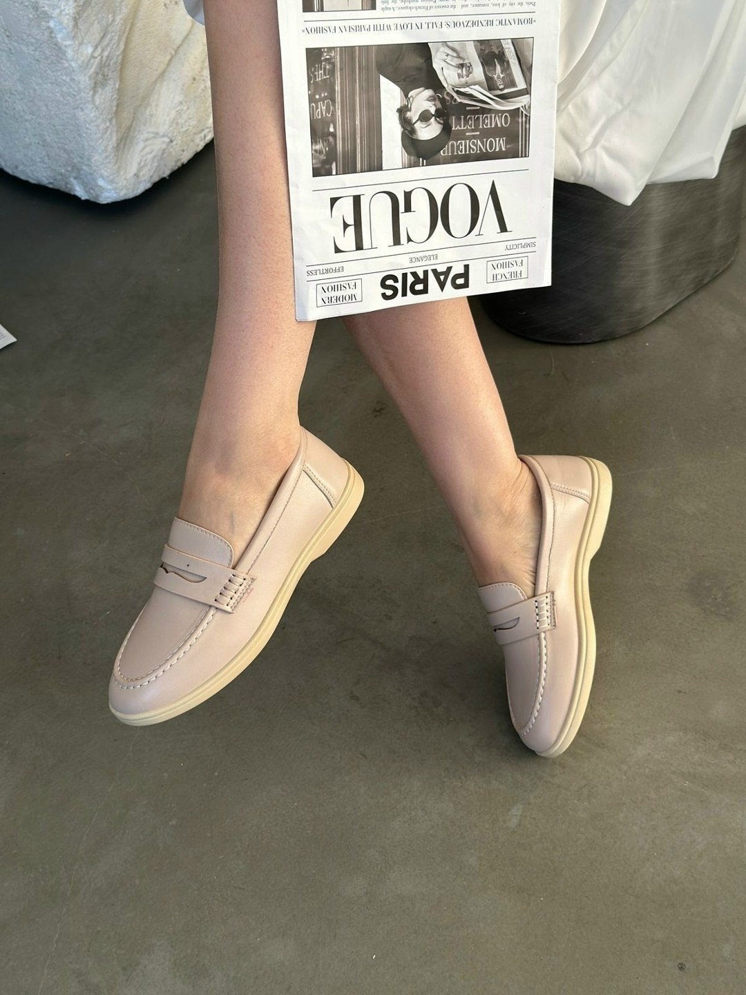 лоферы белые,бежевые лоферы,лоферы женские,рандеву бежевые лоферы,белые лоферы женские