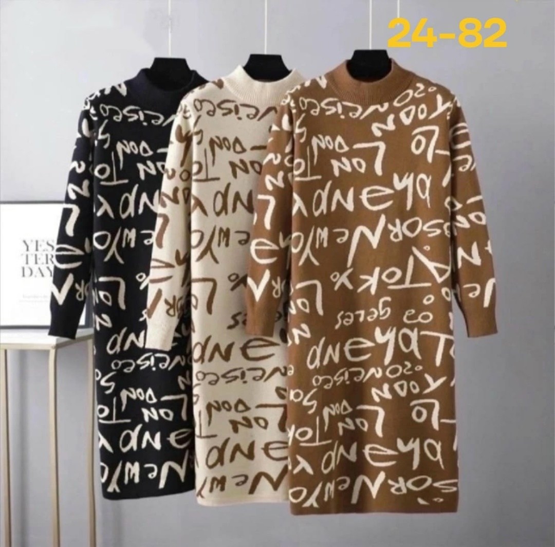 свитер с принтом теплый,платье с принтом,платье женское свободное,платье женские,платье свитер