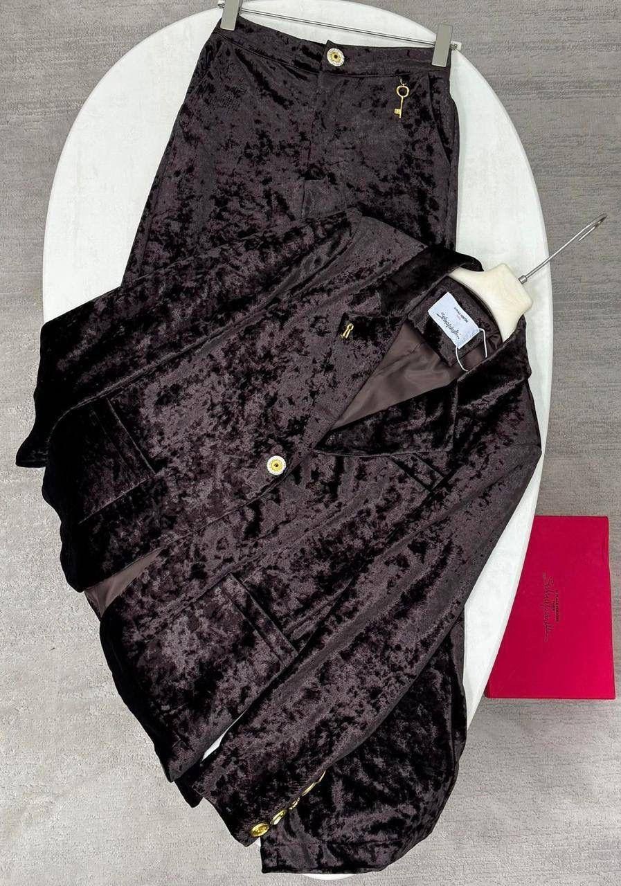 костюм брючный бархатный классический,велюровые костюмы,брючный костюм,женский костюм,бархатный костюм женский