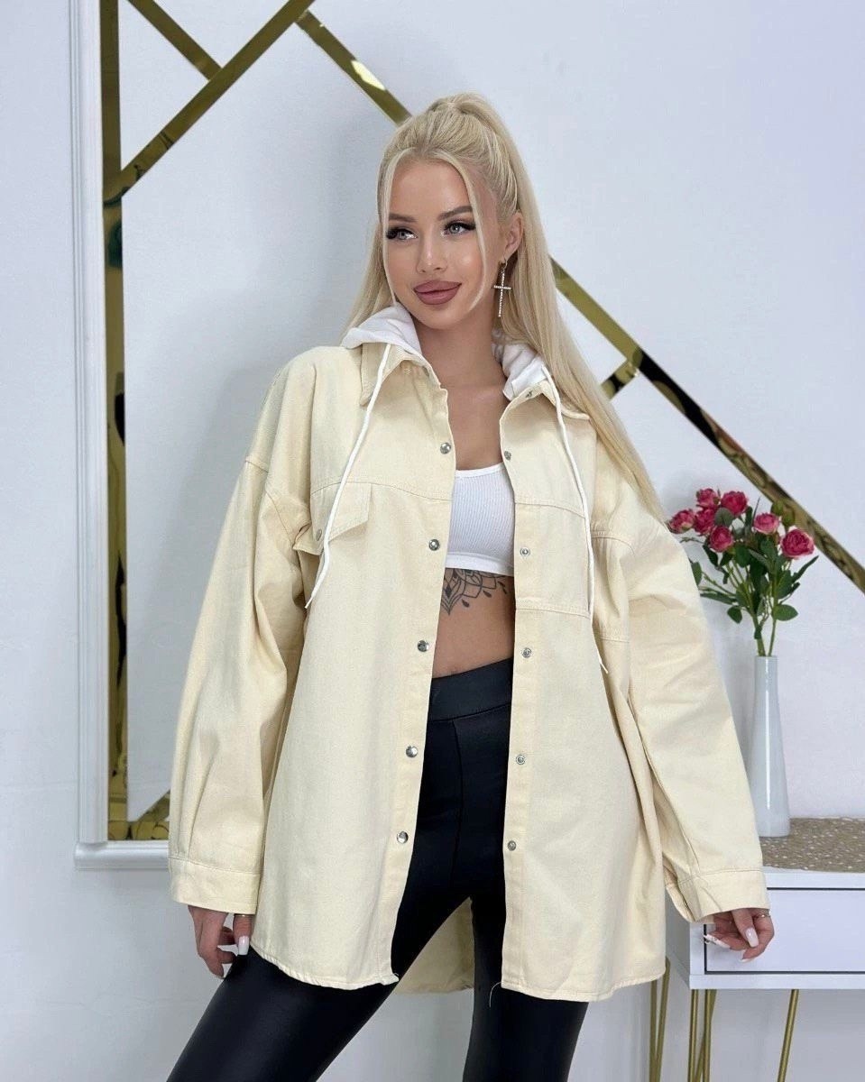 ветровка джинсовая оверсайз,джинсовая женская куртка,джинсовая куртка,женская джинсовая куртка с капюшоном,куртка джинсовая с капюшоном