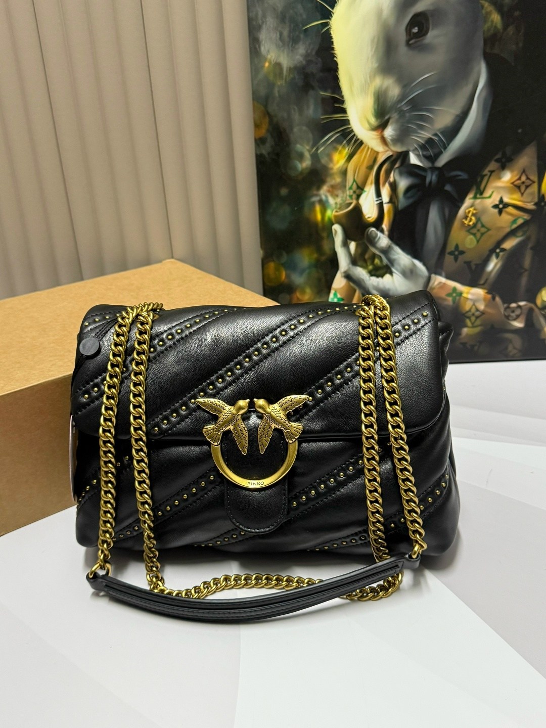 женская сумка pinko,сумка pinko,сумка женская pinko puff,pinko сумка на плечо,женская кожаная сумка pinko