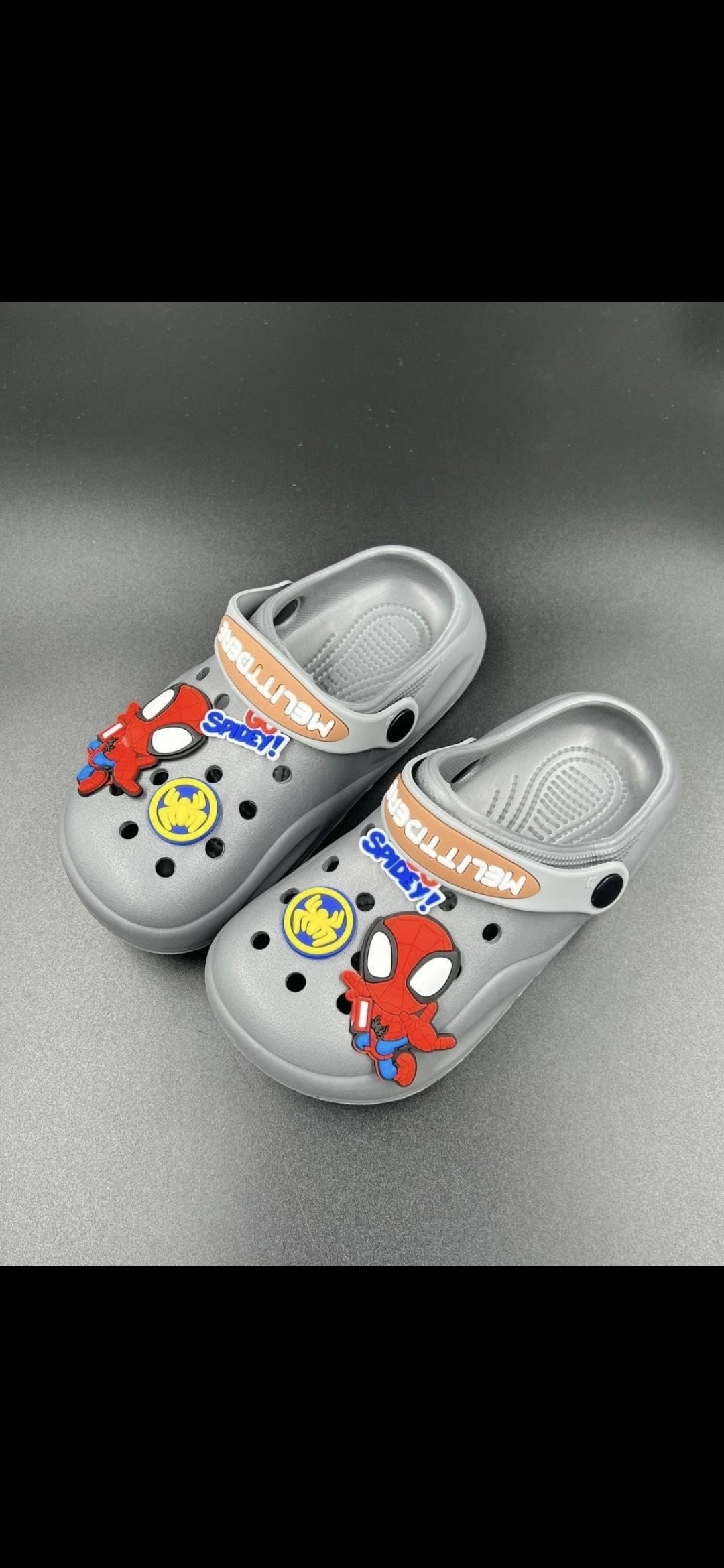 кроксы детские,,кроксы человек паук, детская,кроксы детское