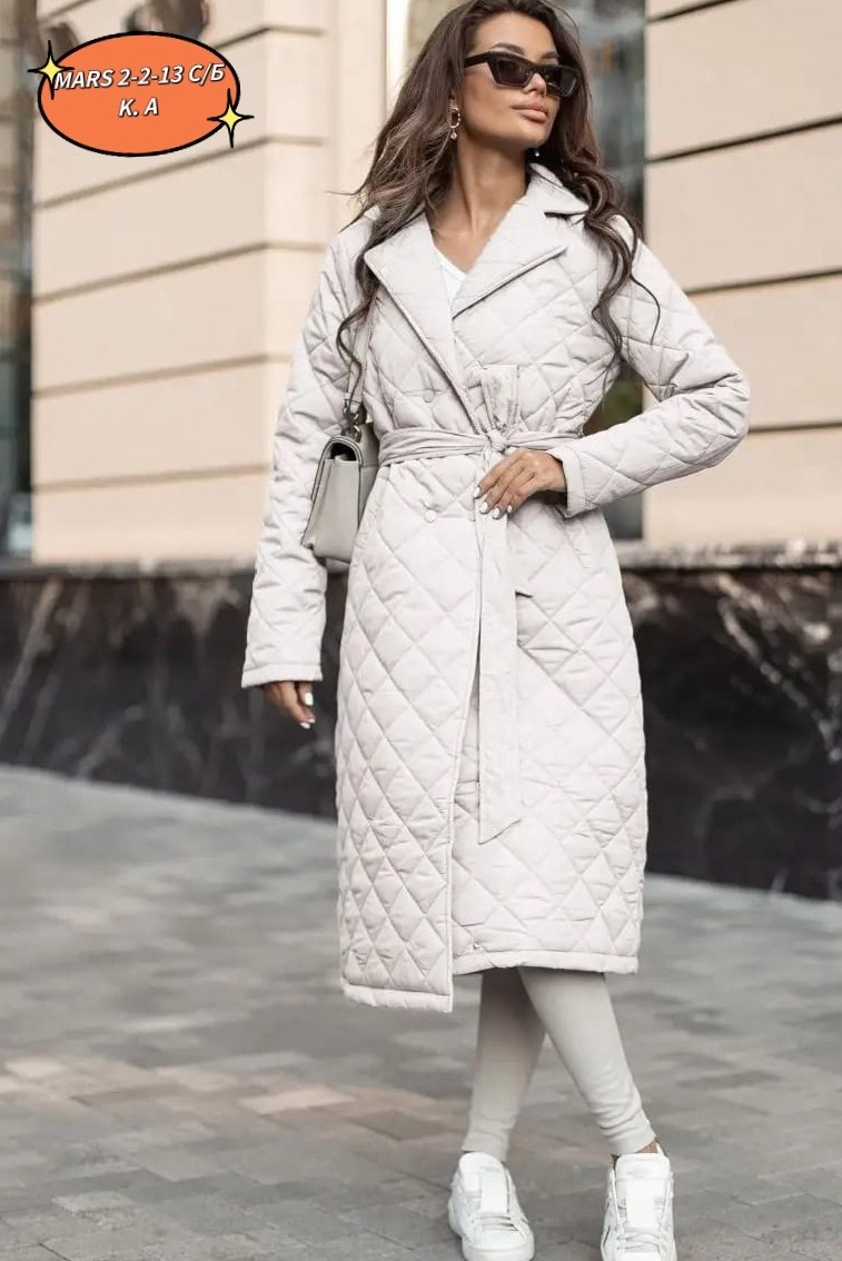 пальто весна-осень стеганое comokod woman,пальто весна-осень стеганое comokod woman цвет бежевый,длинное стеганое пальто,стеганое пальто 2026 2026 тренд,стеганое пальто