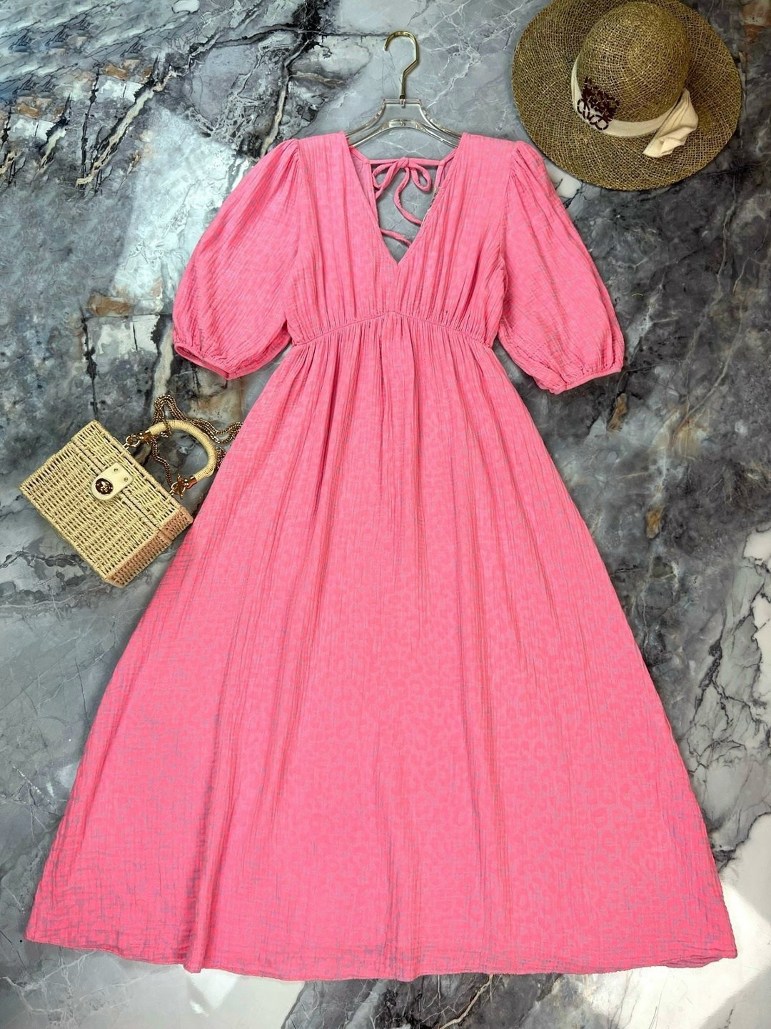 летнее женское платье,летнее платье,платье,розовое платье,платье миди