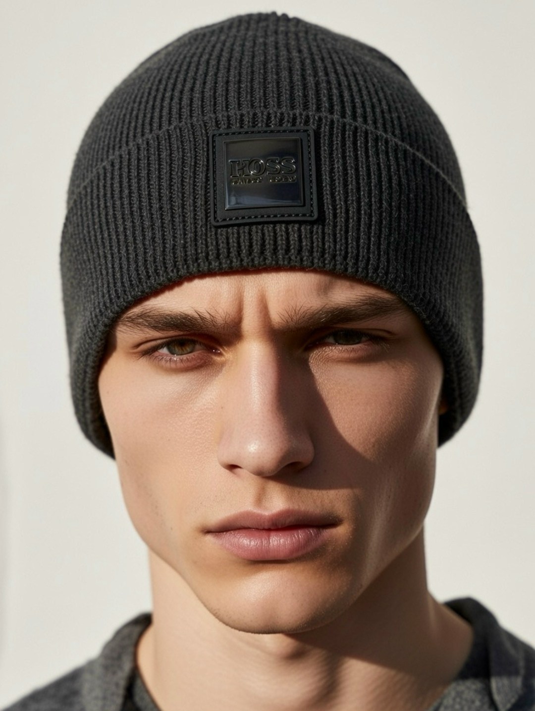 шапка boss,шапка boss трикотажная темно-синяя,шапка hugo boss,шапка afox с добавлением шерсти boss синий,мужские шапки