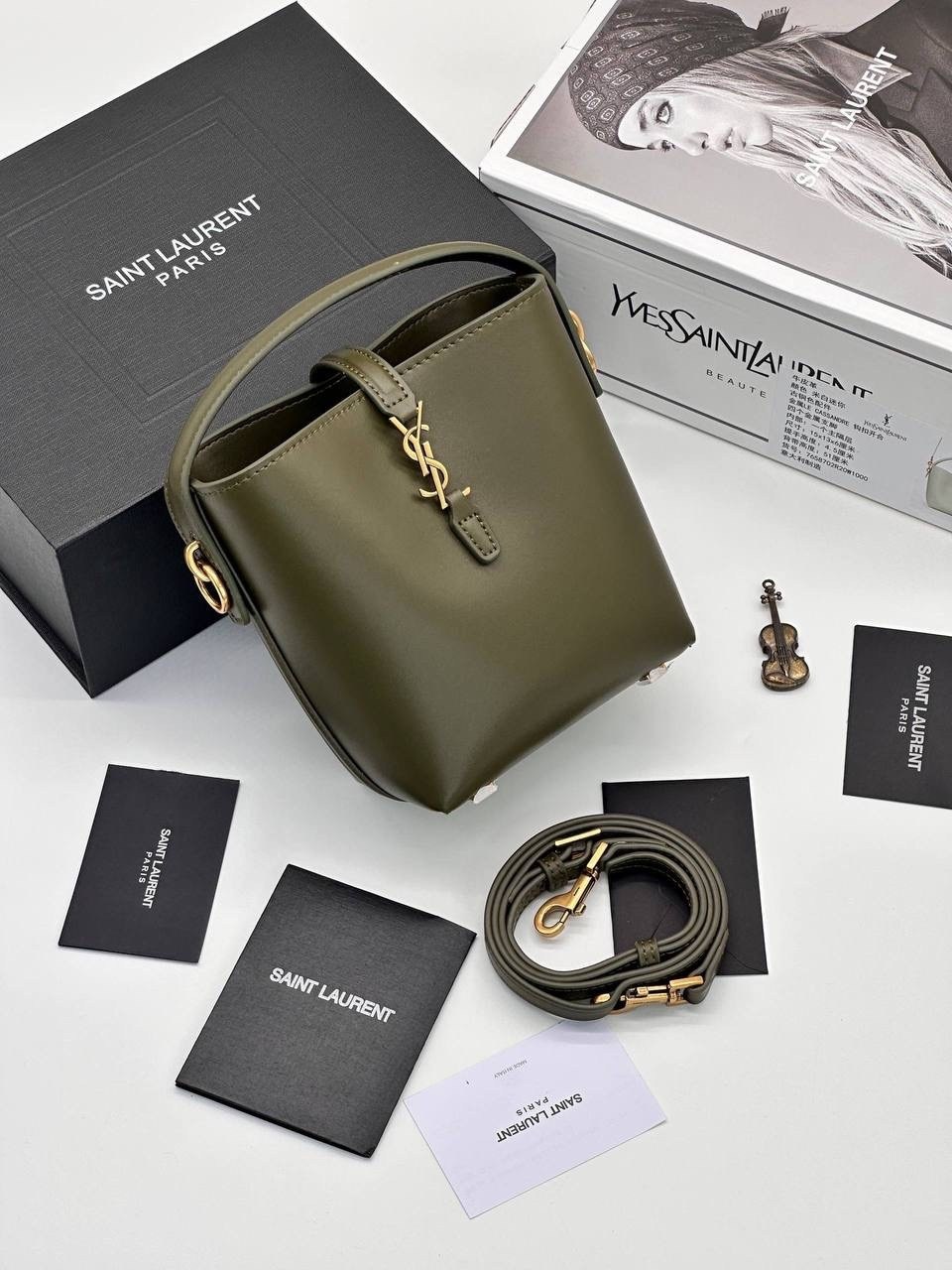 сумка,yves saint laurent сумка,кожаная оливковая сумка yves saint laurent le 37 small,женская сумка yves saint laurent,сумка модная