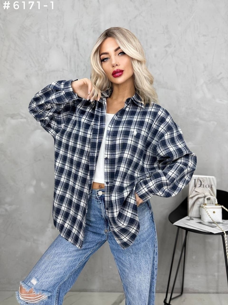 женская рубашка в клетку оверсайз,рубашка в клетку оверсайз удлиненная marybeth,женская рубашка в клетку,рубашка женская,рубашка женская оверсайз