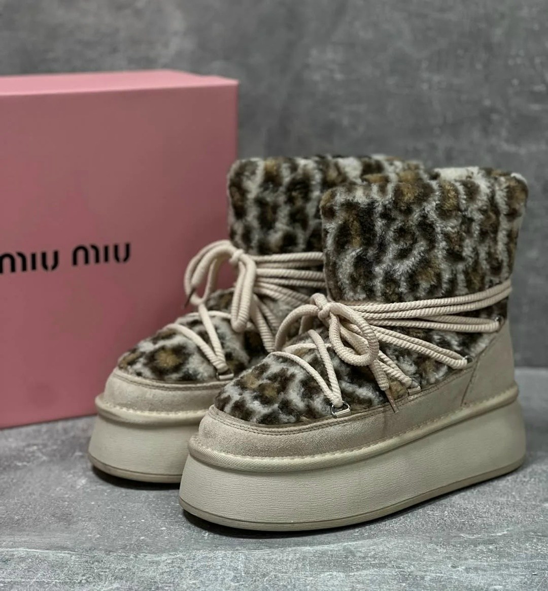 ,угги луноходы меховые на высокой подошве besmoda shoes 256523753,женские угги,дутики,луноходы женские