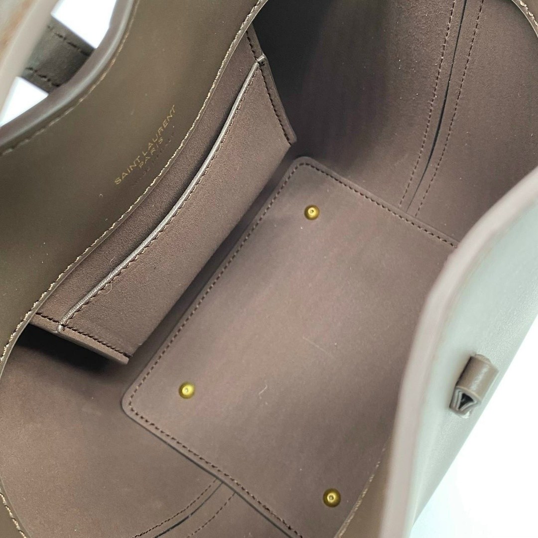 кожаная сумка-ведро le 37 saint laurent deep musk,сумка,женская сумка,сумка yves saint laurent,модная сумка