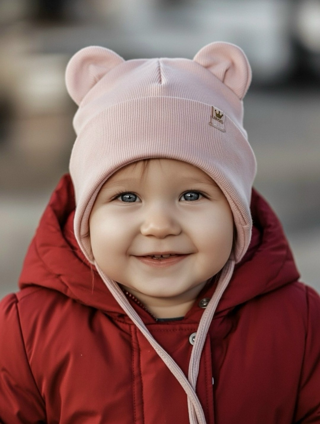 шапочка с ушками для новорожденных,детская шапочка,шапочка для малыша,шапочка для новорожденного,шапки для девочек